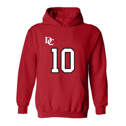 Davidson - NCAA Football : Gavin Brandwood - Orange Hooded Sweatshirt-0
