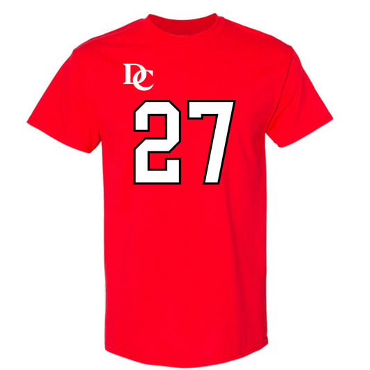 Davidson - NCAA Football : Revis McClairen - Orange T-Shirt-0