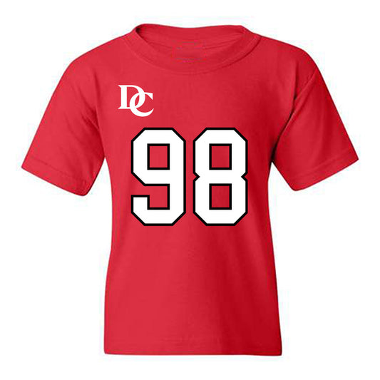Davidson - NCAA Football : Jeramy Stith - Orange Youth T-Shirt-0