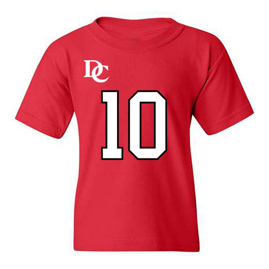 Davidson - NCAA Football : Gavin Brandwood - Orange Youth T-Shirt-0
