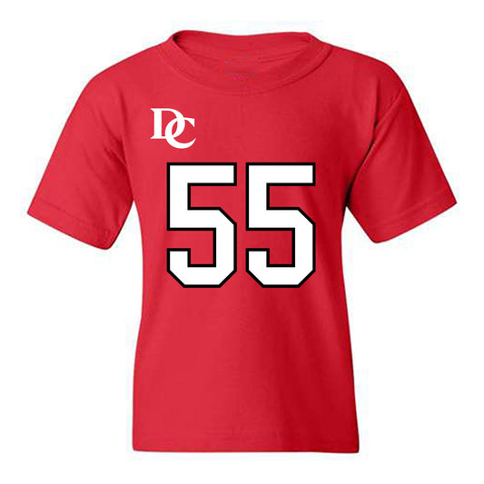 Davidson - NCAA Football : Parker Nichols - Orange Youth T-Shirt-0