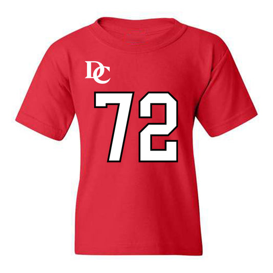 Davidson - NCAA Football : Liam Turner - Orange Youth T-Shirt