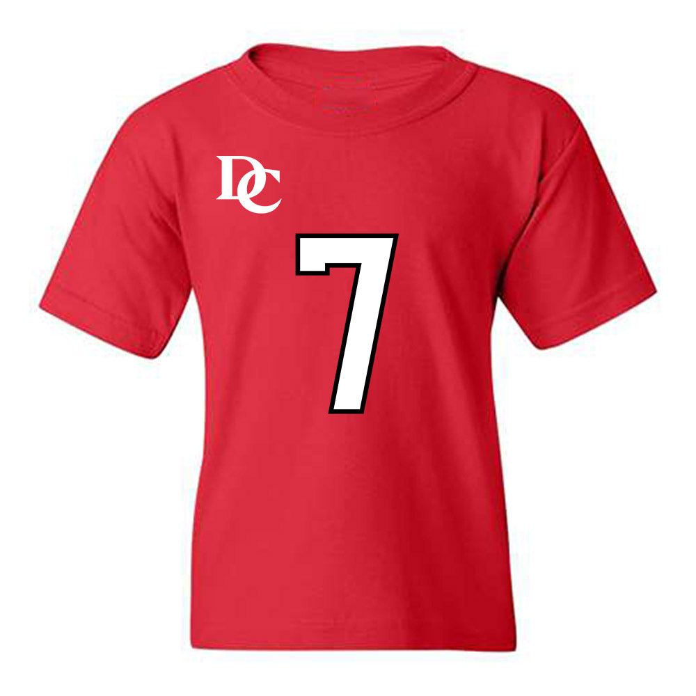 Davidson - NCAA Football : Jim Franklin - Orange Youth T-Shirt-0