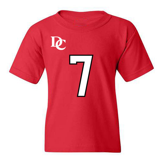 Davidson - NCAA Football : Jim Franklin - Orange Youth T-Shirt-0