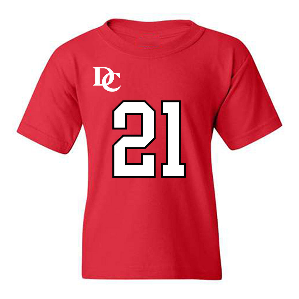 Davidson - NCAA Football : Caiden Collins - Orange Youth T-Shirt-0