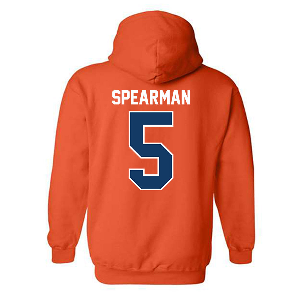 Bucknell - NCAA Football : Jaiden Spearman - Classic Shersey Hooded Sweatshirt-1