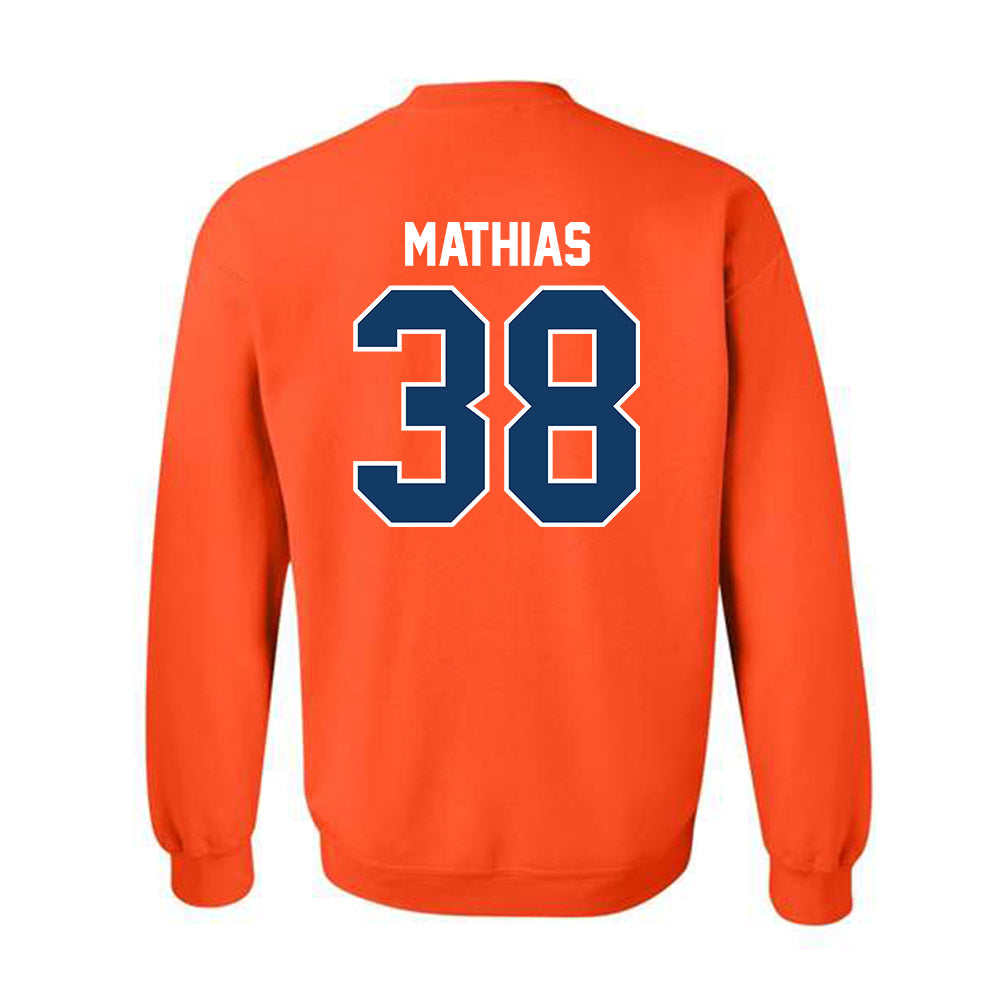 Bucknell - NCAA Baseball : Garrett Mathias - Classic Shersey Crewneck Sweatshirt-1