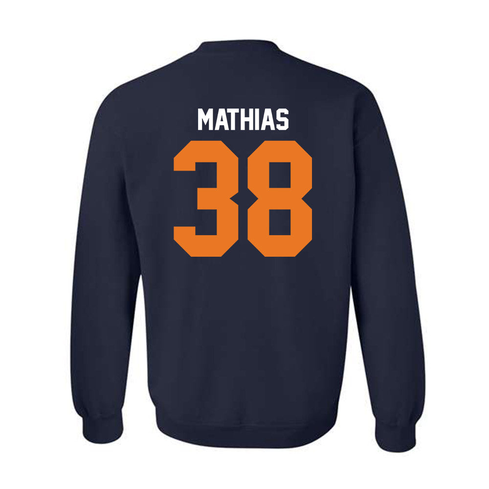Bucknell - NCAA Baseball : Garrett Mathias - Classic Shersey Crewneck Sweatshirt-1