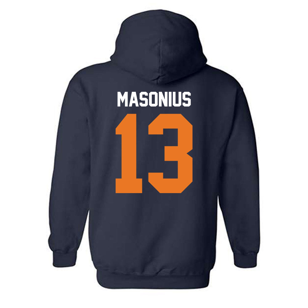 Bucknell - NCAA Women's Basketball : Hope Masonius - Classic Shersey Hooded Sweatshirt-1