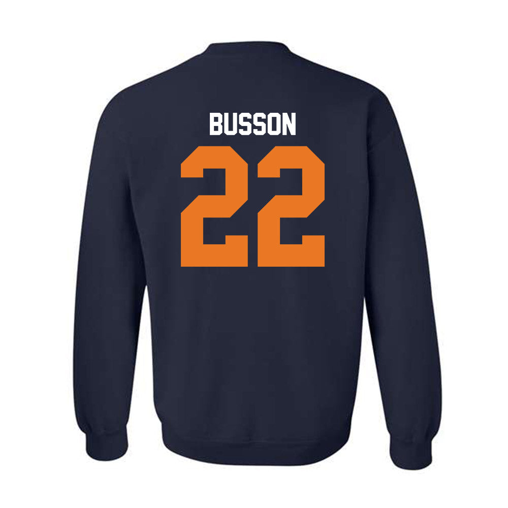 Bucknell - NCAA Football : Logan Busson - Classic Shersey Crewneck Sweatshirt-1