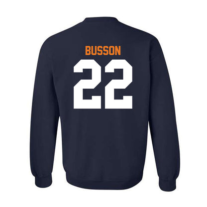 Bucknell - NCAA Football : Logan Busson - Classic Shersey Crewneck Sweatshirt-1