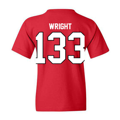 UCM - NCAA Wrestling : James Wright - Youth T-Shirt-1