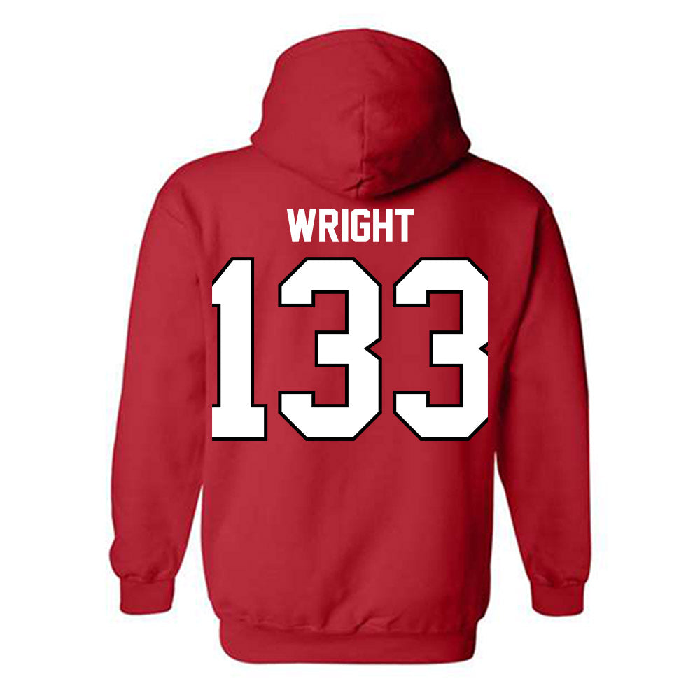 UCM - NCAA Wrestling : James Wright - Hooded Sweatshirt-1