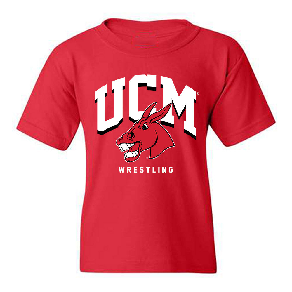 UCM - NCAA Wrestling : James Wright - Youth T-Shirt-0