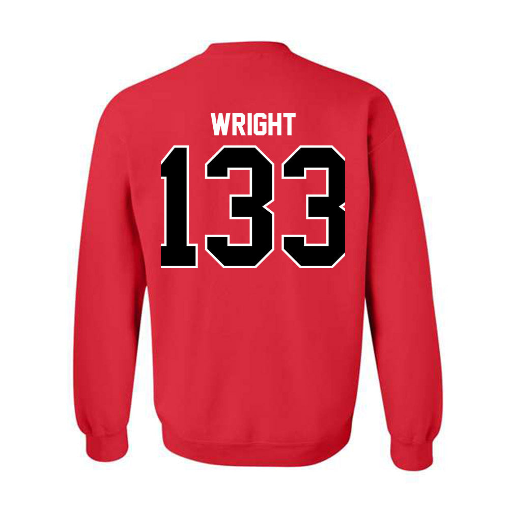 UCM - NCAA Wrestling : James Wright - Classic Shersey Crewneck Sweatshirt-1