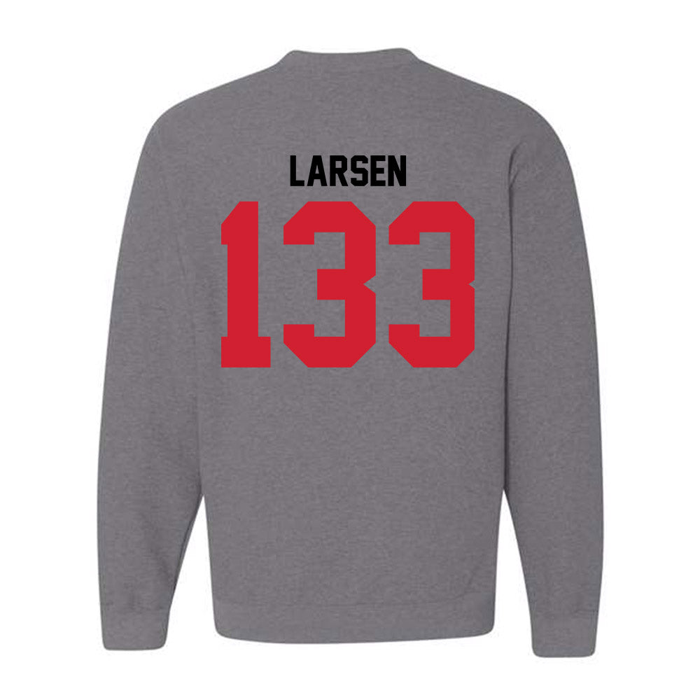 UCM - NCAA Wrestling : Aiden Larsen - Crewneck Sweatshirt-1