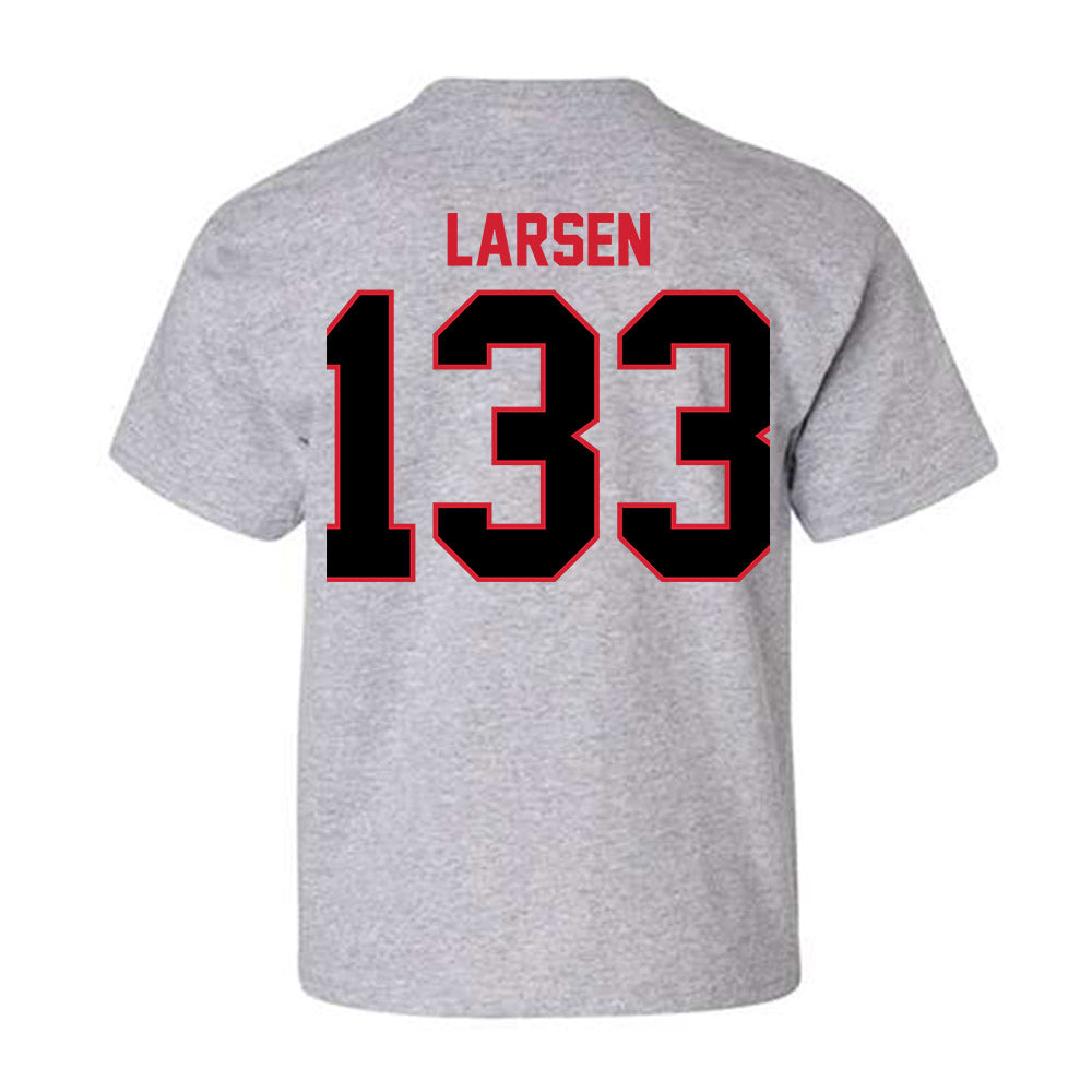 UCM - NCAA Wrestling : Aiden Larsen - Youth T-Shirt-1