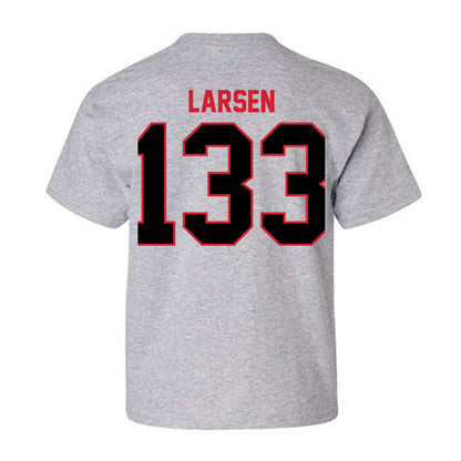 UCM - NCAA Wrestling : Aiden Larsen - Youth T-Shirt-1