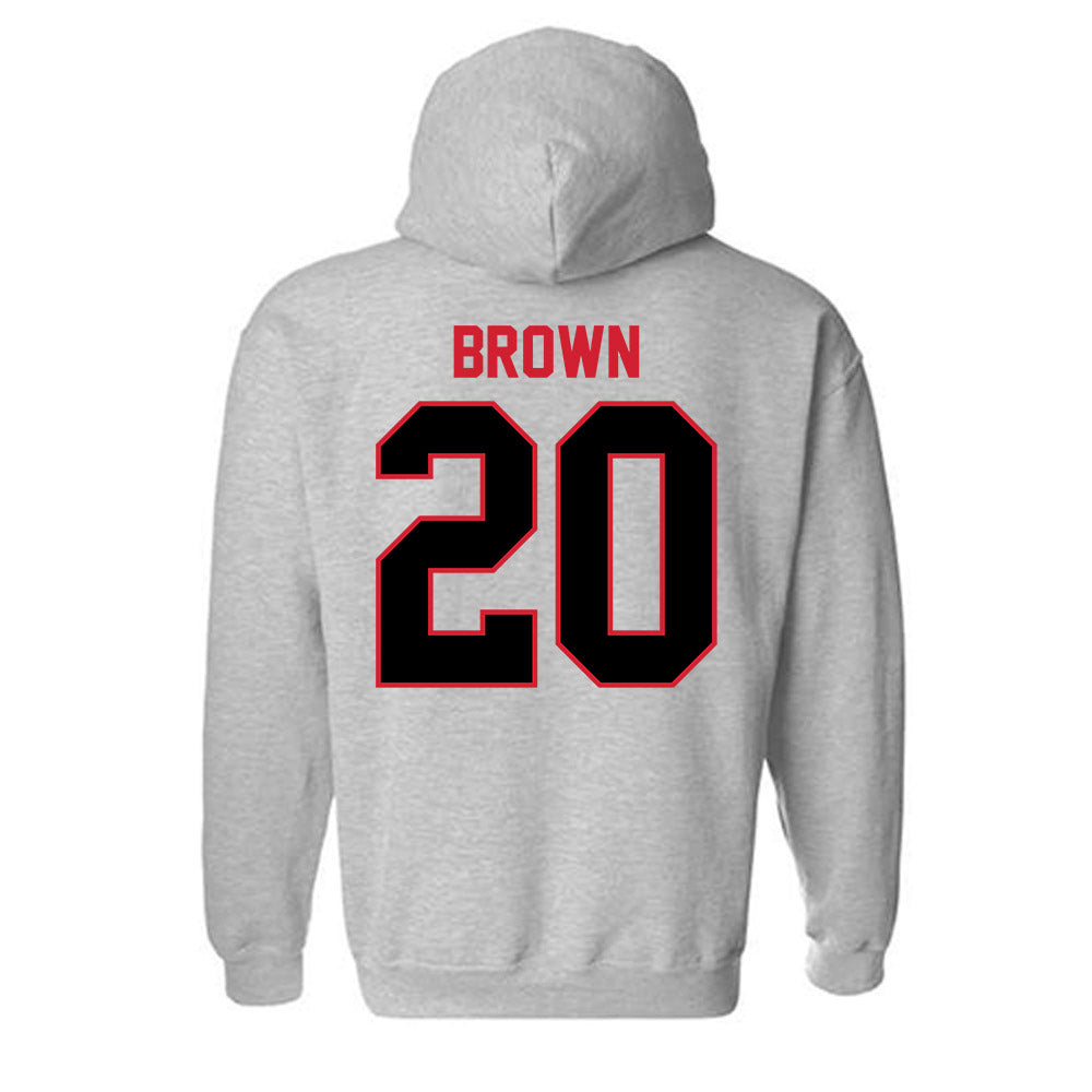UCM - NCAA Football : Damien Brown - Hooded Sweatshirt-1