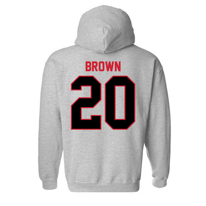 UCM - NCAA Football : Damien Brown - Hooded Sweatshirt-1