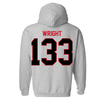 UCM - NCAA Wrestling : James Wright - Hooded Sweatshirt-1