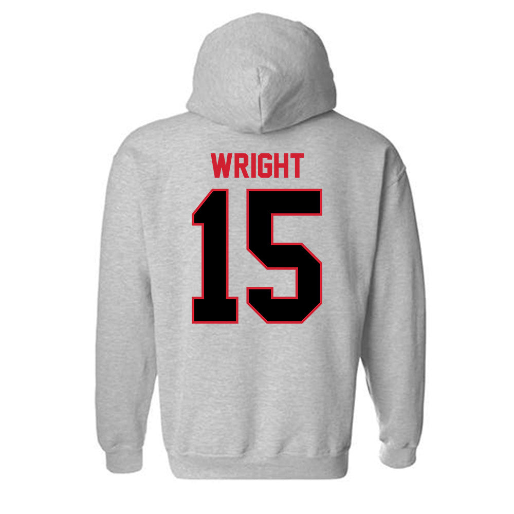 UCM - NCAA Women's Soccer : Kristen Wright - Hooded Sweatshirt-1