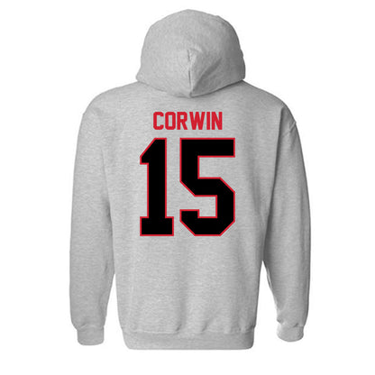 UCM - NCAA Women's Volleyball : Ragin Corwin - Hooded Sweatshirt-1