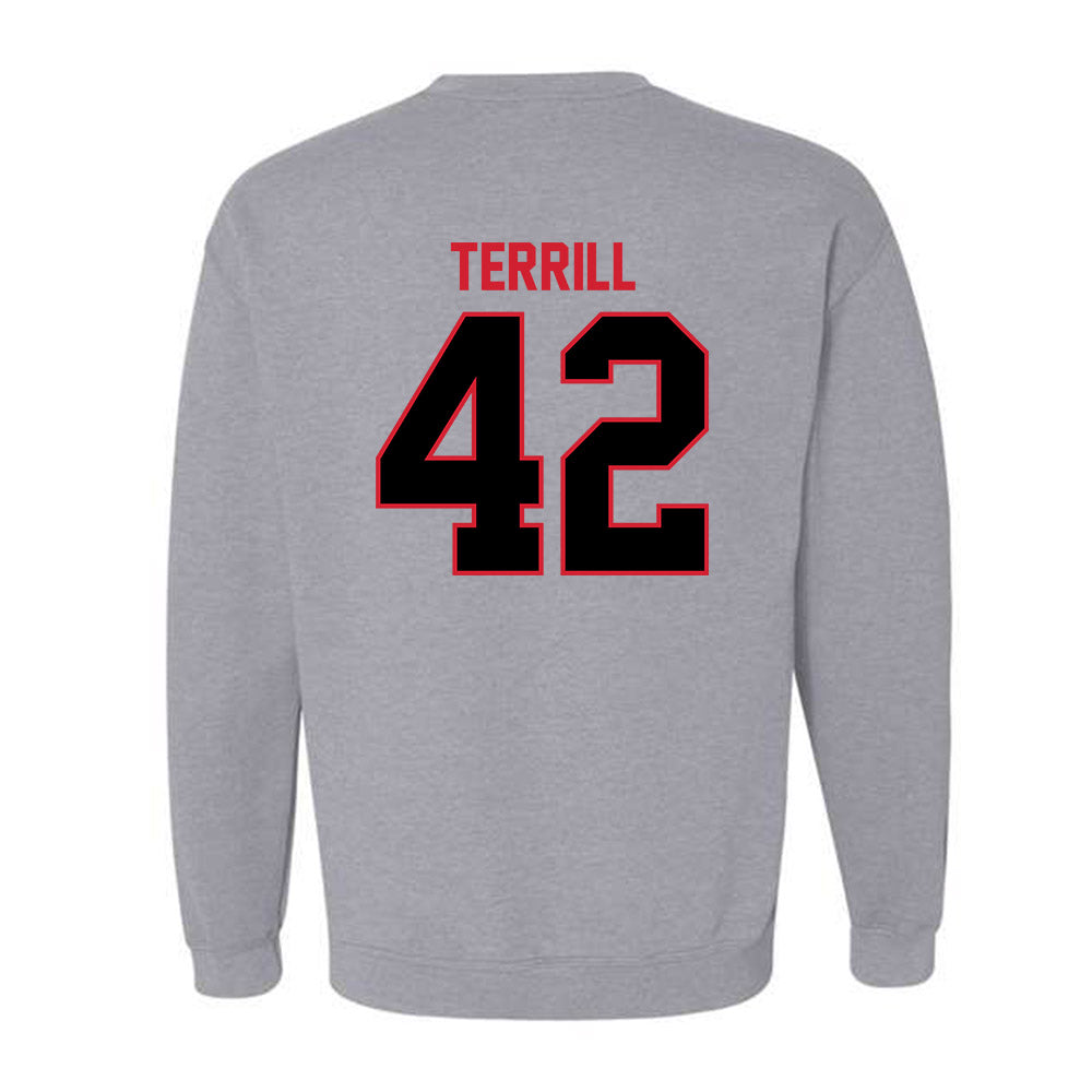 UCM - NCAA Baseball : Haden Terrill - Crewneck Sweatshirt-1
