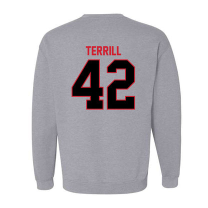 UCM - NCAA Baseball : Haden Terrill - Crewneck Sweatshirt-1