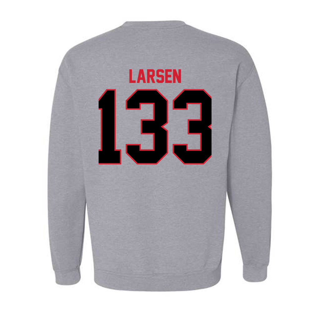 UCM - NCAA Wrestling : Aiden Larsen - Crewneck Sweatshirt-1