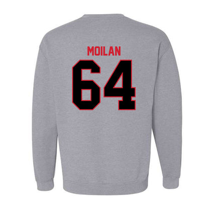 UCM - NCAA Football : RJ Moilan - Crewneck Sweatshirt-1