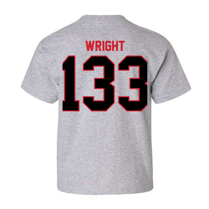 UCM - NCAA Wrestling : James Wright - Youth T-Shirt-1