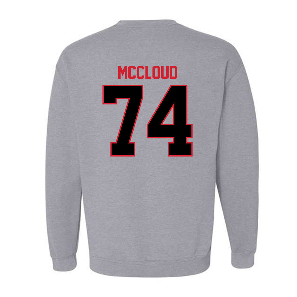 UCM - NCAA Football : Jaedyn McCloud - Crewneck Sweatshirt-1