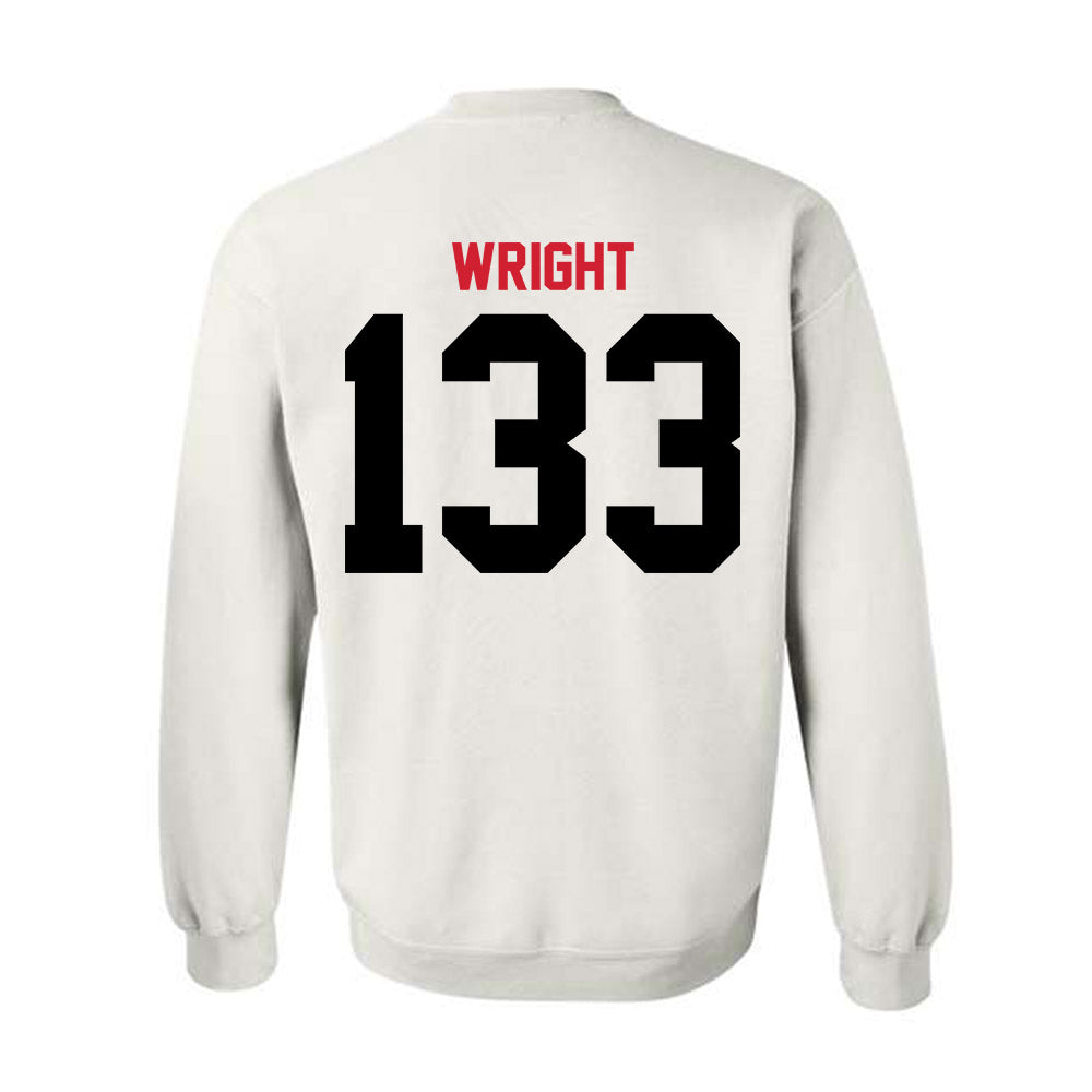 UCM - NCAA Wrestling : James Wright - Crewneck Sweatshirt-1