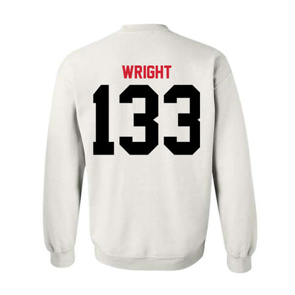 UCM - NCAA Wrestling : James Wright - Crewneck Sweatshirt-1