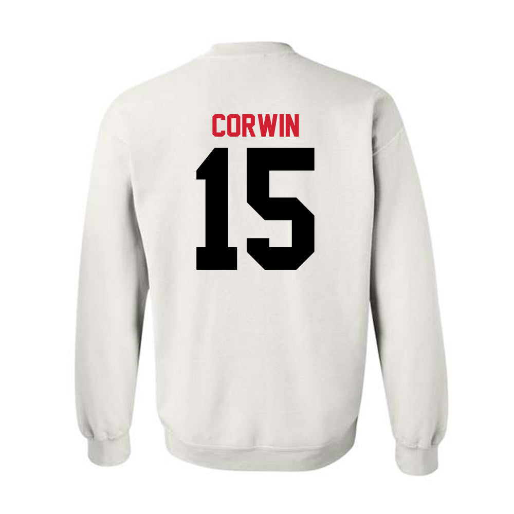 UCM - NCAA Women's Volleyball : Ragin Corwin - Crewneck Sweatshirt-1