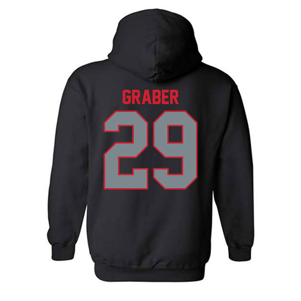 UCM - NCAA Football : Brody Graber - Hooded Sweatshirt-1