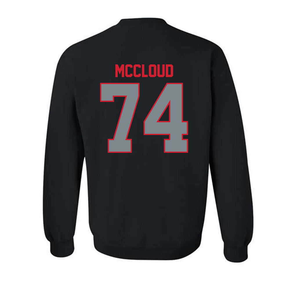UCM - NCAA Football : Jaedyn McCloud - Crewneck Sweatshirt-1