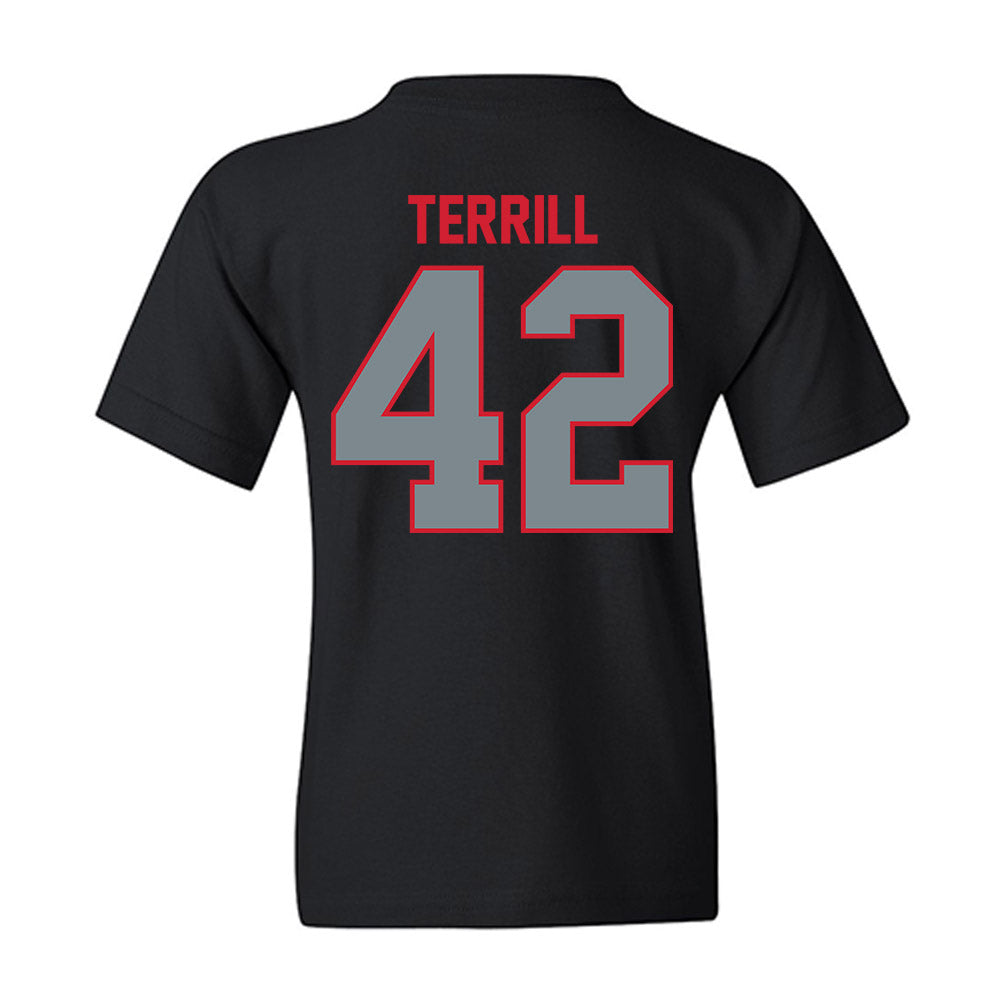 UCM - NCAA Baseball : Haden Terrill - Youth T-Shirt-1