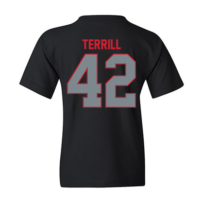 UCM - NCAA Baseball : Haden Terrill - Youth T-Shirt-1