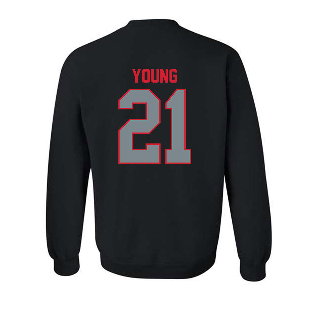 UCM - NCAA Baseball : Cole Young - Crewneck Sweatshirt-1