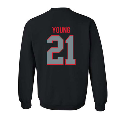 UCM - NCAA Baseball : Cole Young - Crewneck Sweatshirt-1