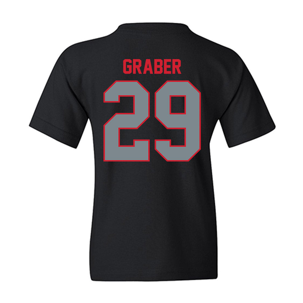 UCM - NCAA Football : Brody Graber - Youth T-Shirt-1