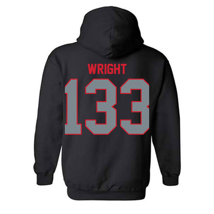UCM - NCAA Wrestling : James Wright - Hooded Sweatshirt-1
