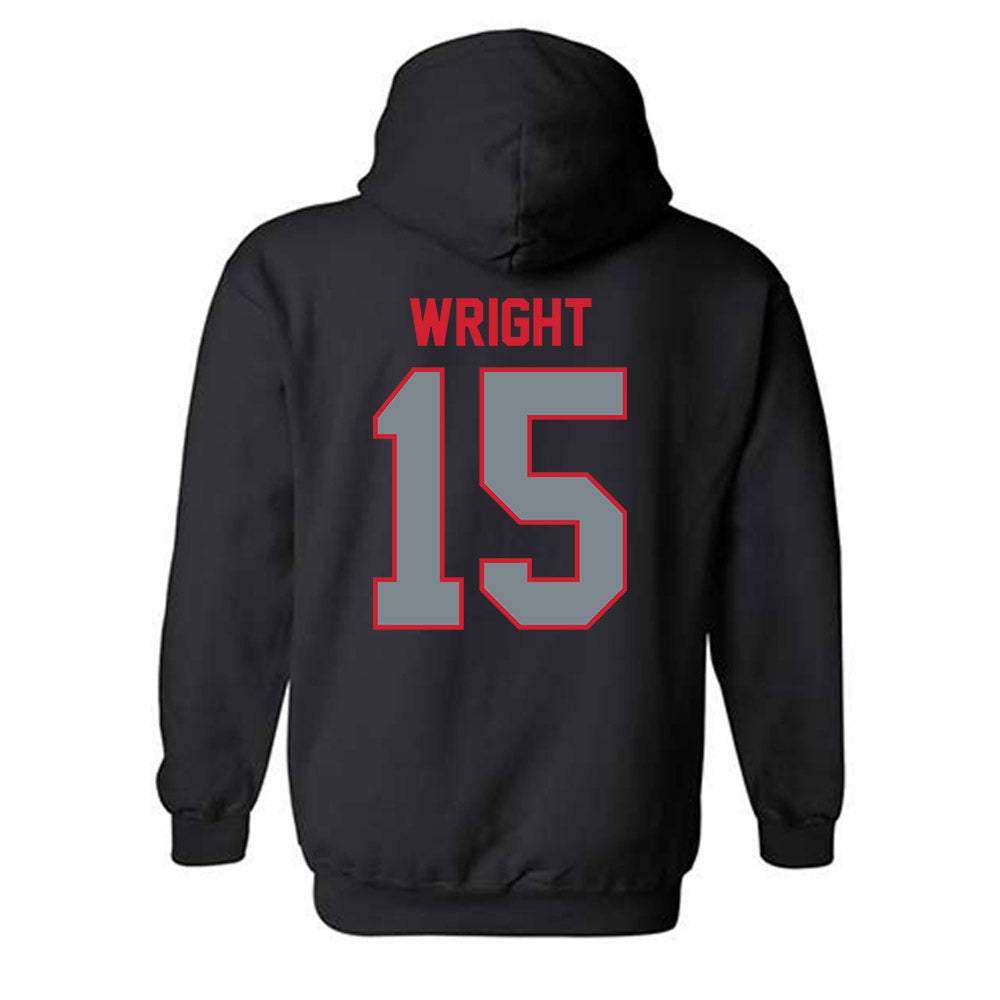 UCM - NCAA Women's Soccer : Kristen Wright - Hooded Sweatshirt-1