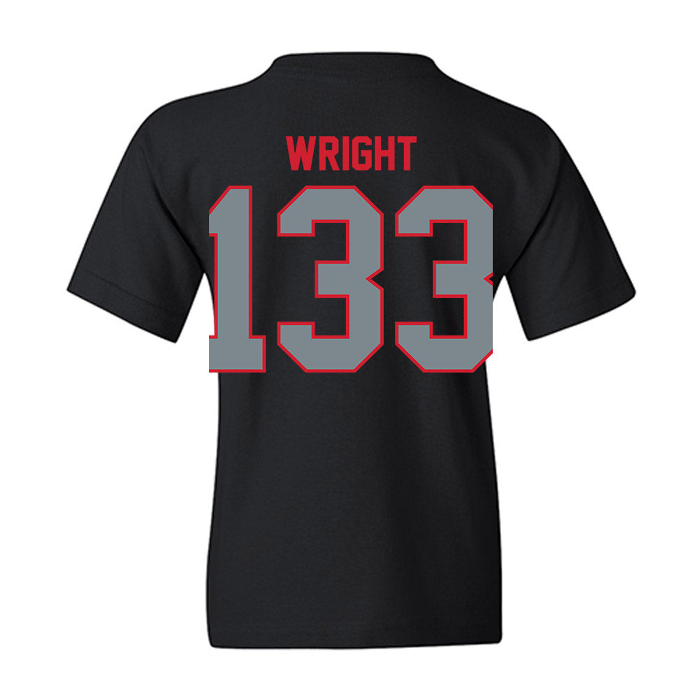 UCM - NCAA Wrestling : James Wright - Youth T-Shirt-1