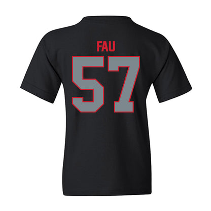 UCM - NCAA Football : Niko Fau - Youth T-Shirt-1