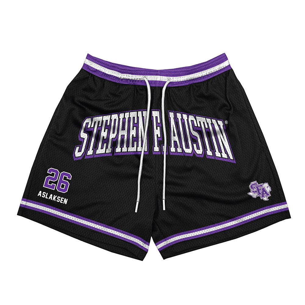 SFA - NCAA Baseball : Evan Aslaksen - Shorts-0