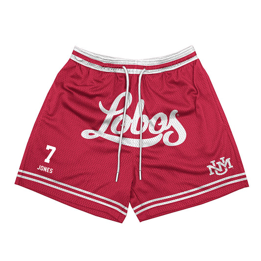 New Mexico - NCAA Men's Basketball : Sir Marius Jones - Shorts-0