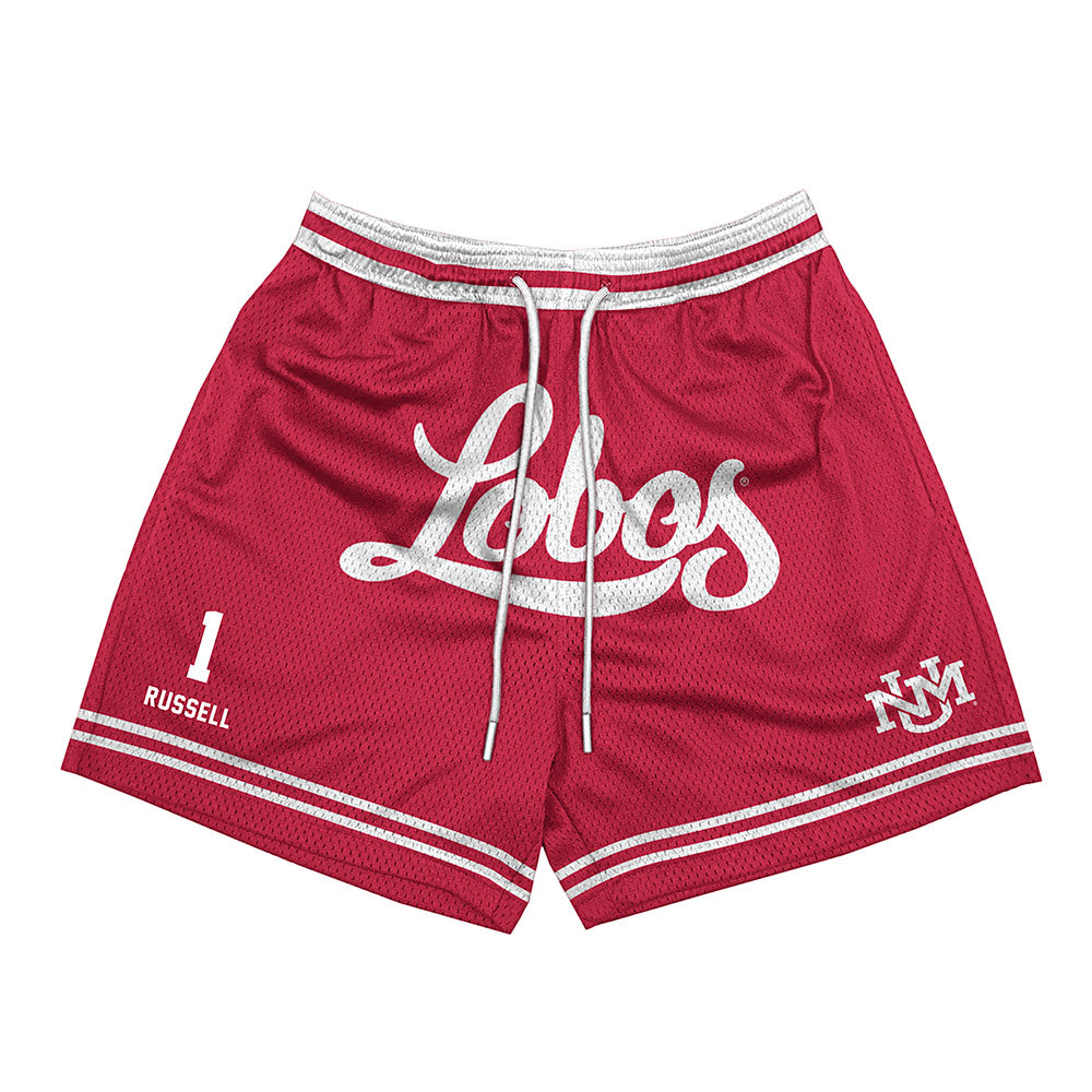 New Mexico - NCAA Baseball : Tristan Russell - Shorts-0